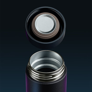 雷德夫（LEIDFOR）T26 纯钛保温杯磨砂黑色380ml 男士商务泡茶开学礼物 礼盒款