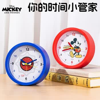 迪士尼(Disney)儿童闹钟 大音量卡通儿童桌面小时钟 小学生专用起床神器男孩床头学习用品 蜘蛛侠A79019-A1X 迪士尼(Disney)儿童闹钟 大音量卡通儿童桌面小时钟 小学生专用起床神器男孩床头学习用品 蜘蛛侠A79019-A1X