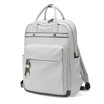 高尔夫（GOLF）双肩包女15英寸笔记本电脑包苹果华为背包商务出差旅行大学生书包