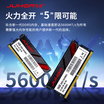 JUHOR玖合16GB DDR5 5600 笔记本内存条 助力AI