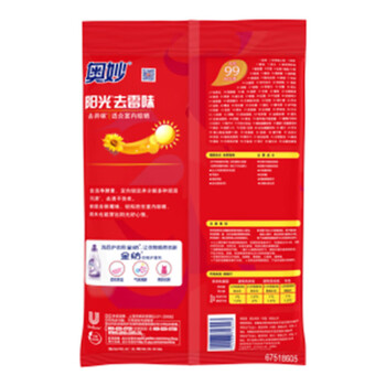 奥妙（OMO）除菌除螨洗衣1.8kg+除臭抑味洗衣粉2.7kg（4.5kg）