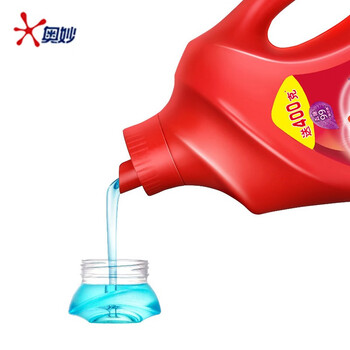 奥妙（OMO） 亮白焕彩洗衣液 (2.8KG+400G)*2瓶 温和 水莲清香 去顽渍