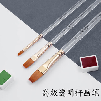 马蒂尼水粉笔纤维毛尼龙画笔平头油画丙烯通用单支303-10 马蒂尼水粉笔纤维毛尼龙画笔平头油画丙烯通用单支303-10