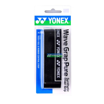 YONEX尤尼克斯羽毛球拍网球拍龙骨手胶防滑加厚吸汗带AC108WEX黑色 