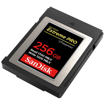 闪迪（SanDisk）存储卡256GB CFexpress Type B内存卡 读1700MB/s写1200MB/s 4K视频微单高速影像 兼容部分XQD相机