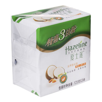 夏士莲 自然护肤香皂清洁净肤125G*6块 滋养倍润长效留香