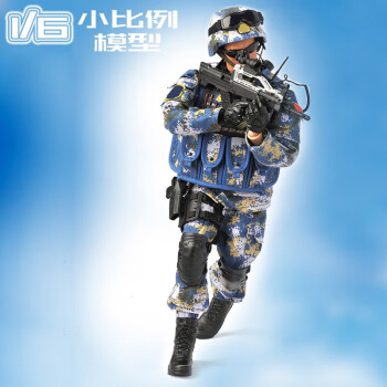 Double Horses和平使命1/6兵人模型 军人士兵特种兵人偶 仿真关节可动人偶玩具 海Jun陆战队