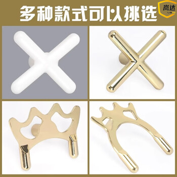岚达台球杆架杆美式黑八桌球架杆器 金属十字架+碳素单节架杆