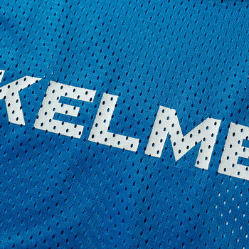 卡尔美（KELME）儿童足球训练背心对抗服篮球网眼薄背心定制分队 彩蓝白140	