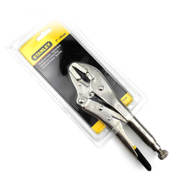 史丹利（STANLEY）大力钳直口加力钳手动压力钳夹钳固定钳子胶柄 7英寸 84-370-23