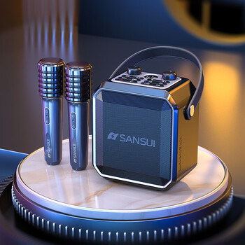 山水（SANSUI）D70户外k歌专用 广场舞音响大音量蓝牙音箱露营收款便携移动音响大功率音箱户外音响双麦乐器音箱