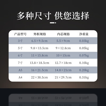 优学库职务卡岗位牌双层卡槽插盒姓名卡插纸塑料透明照片展示框（5寸竖款）内页约12.8*9cm 4个装