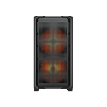 骨伽 小乘风MX600 mini 台式玻璃侧透机箱 支持MATX主板360水冷/网孔面板 黑