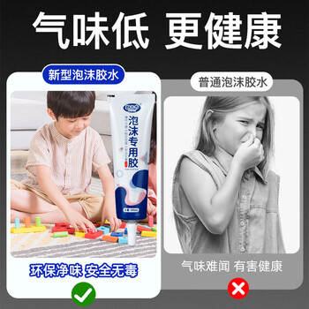 非凡力泡沐专用胶粘飞机航模广告kt隔音棉强力快干粘合剂泡沫板专用胶水泡沫胶一支装60ml