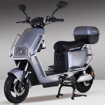 雅迪爱玛同款新国标48v锂电池外卖小型电瓶车小电动车小型车 f6镜面灰