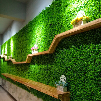 绿植墙仿真植物墙装饰客厅室内背景花墙面绿色壁挂塑料假草坪阳台