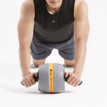 Keep 健腹轮自动回弹家用腹肌速成男女士健身器材运动卷腹滚轮 黑色