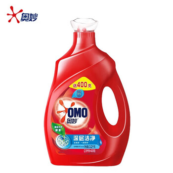 奥妙（OMO） 洗衣液 深层洁净3.2kg(2.8kg+400g)+除菌除螨400g 去污去渍留香