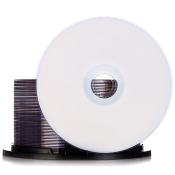 紫光DVD-R 盘面可打印/空白光盘/刻录盘 炫彩可打印系列 16速4.7G 桶装50片