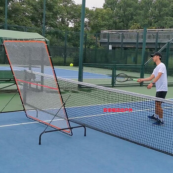创京懿选网球训练网便携式单人练习反弹网可移动练习墙发球陪练器b款