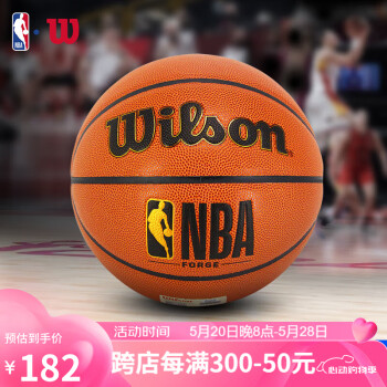 Wilson威尔胜NBA系列篮球吸湿PU室内外通用女子6号篮球WTB8200IB06CN