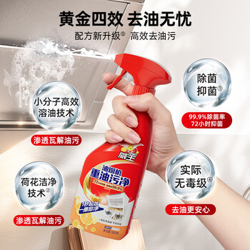 威王去油污油烟机清洗剂 重油污净 厨房清洁 除菌抑菌清洁剂500g+420g 威王去油污油烟机清洗剂 重油污净 厨房清洁 除菌抑菌清洁剂500g+420g