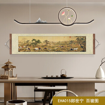 郎世宁百骏图价格报价行情- 京东