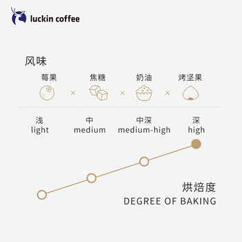 瑞幸咖啡 精冲意式拼配阿拉比卡咖啡豆250g RX0008 250g/袋 包装随机发