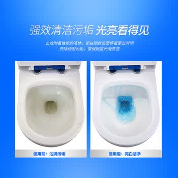 亮净强力+清香洁厕液1L 洁厕灵 除臭 马桶清洁剂 去味清新  有效抑菌