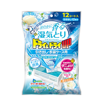 白元衣都爽 回南天防湿防潮除湿剂 抽屉型清新皂香12片装