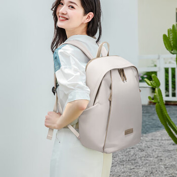 高尔夫（GOLF）双肩电脑包女士14/15英寸笔记本商务背包通勤学生书包出差旅行包