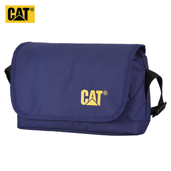 卡特(CAT)斜挎包单肩包轻便邮差包休闲挎包11英寸iPad包潮翻盖大容蓝84512 卡特(CAT)斜挎包单肩包轻便邮差包休闲挎包11英寸iPad包潮翻盖大容蓝84512