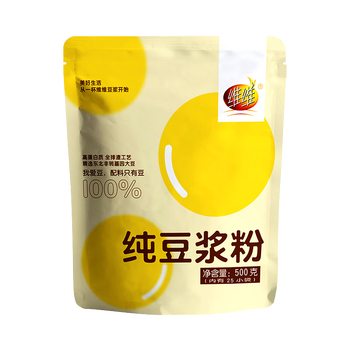 维维纯豆浆粉500g营养早餐速溶即食无添加蔗糖 非转基因大豆 冲调饮品
