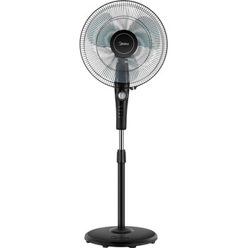 美的（Midea）美的落地电风扇可升降定时400mm家用落地扇三叶强风扇立式16吋风扇 FSA40YF