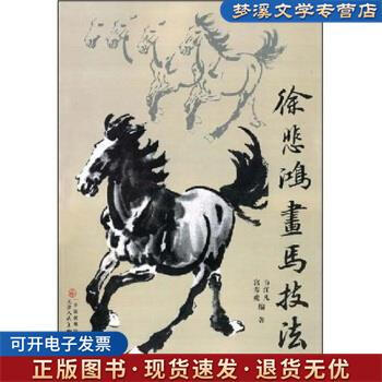 徐悲鴻画家　競馬？複製品？(ツルツル触感) 徐悲鴻画家 競馬？複製品？(ツルツル触感)