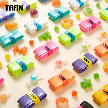 TAAN泰昂羽毛球拍手胶吸汗带微粘性5条装TW880（蒂蓝/粉/浅蓝/黑/紫）