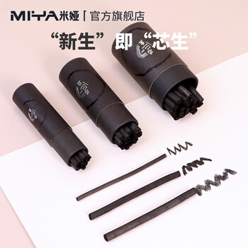 米娅（MIYA）芯生柳木炭条素描速写黑炭条绘画设计打型美术写生