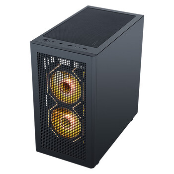 先马(SAMA)平头哥M2 MESH黑色 m-ATX电脑主机箱 前板网格散热/支持240水冷/6硬盘位/USB3.0/Type-C预留孔 先马(SAMA)平头哥M2 MESH黑色 m-ATX电脑主机箱 前板网格散热/支持240水冷/6硬盘位/USB3.0/Type-C预留孔