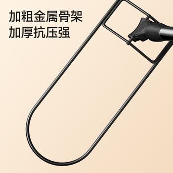 五月花尘推墩布60cm单配布平板拖把不锈钢拖把干湿两用商场物业拖地墩布