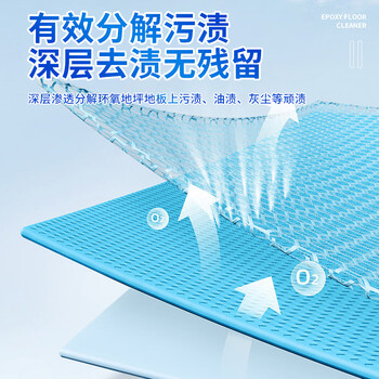 夏阳环氧树脂地坪漆清洁剂车间工厂自流平水泥油漆地面塑料地板清洗剂