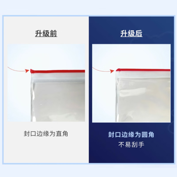 晨光（M&G）学生拉链袋A4透明办公文件袋学生试卷票据收纳资料袋颜色随机ADM94552 20个/包