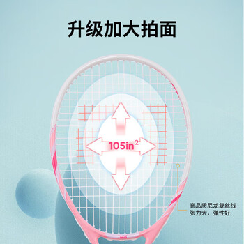 Taan泰昂网球拍铝合金成人专业初学者单拍套餐TC-10 白绿色