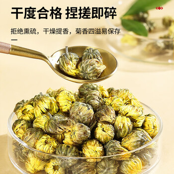 青源堂  胎菊菊花茶叶花草茶杭白菊花蕾泡水养生茶 胎菊250克