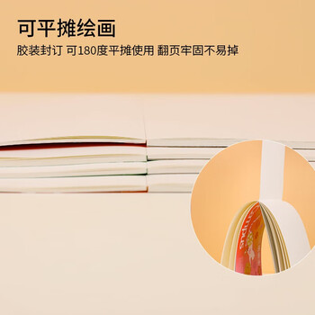 国誉(KOKUYO)Campus·图画本学生绘画笔记本子胶装本绘图本 B5/30页 粉色 1本 WCN-CSKB0131