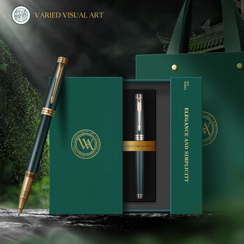 V.V.A（威锋）【马年礼物】宝珠笔签字笔商务办公礼品宝珠笔成人签名笔学生送老师礼物黑丽雅0.5mm