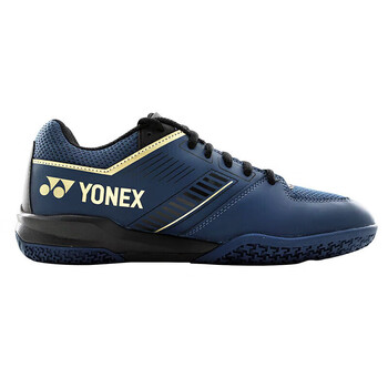 YONEX尤尼克斯羽毛球鞋yy缓冲透气男款宽版SHBSF1WEX藏青金40码