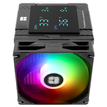 利民（thermalright）Peerless Assassin 120 Digital ARGB BLACK 数显屏 风冷散热器  双塔散热器 6热管