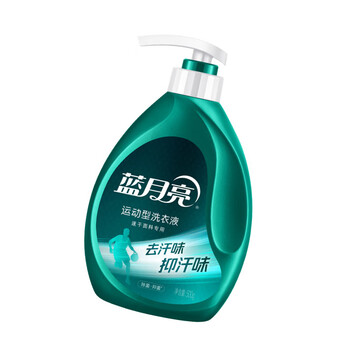 蓝月亮 运动型洗衣液泵装 青茶香（速干面料专用）500g
