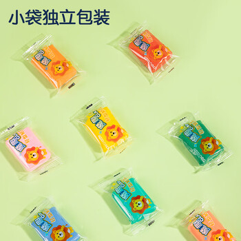得力(deli)24色超轻粘土 幼儿园宝宝黏土彩泥橡皮泥玩具手工DIY玩具太空沙袋装 儿童生日礼物开学文具