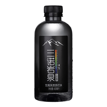 三诺岩泉饮用天然苏打水弱碱性水深层水源0糖0气0添加400ml×15瓶